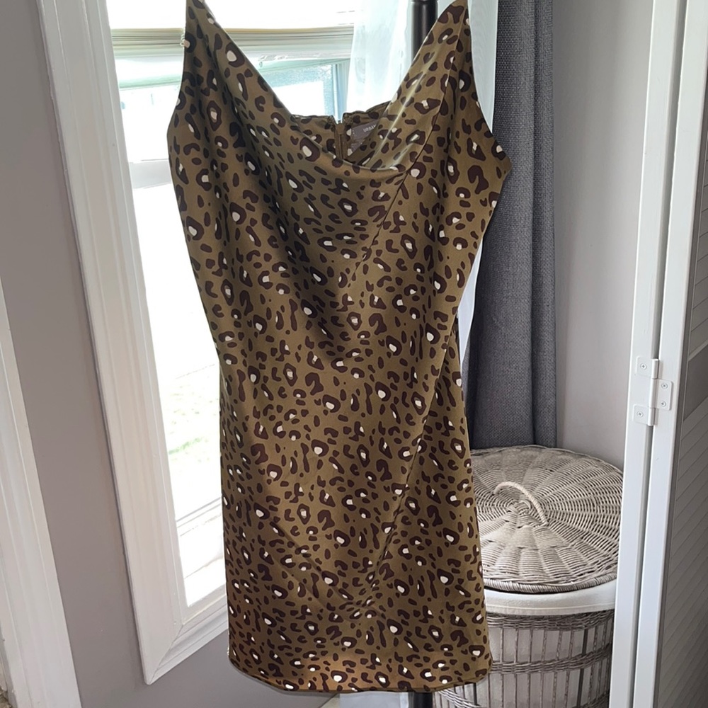 UO Leopard Slip Dress